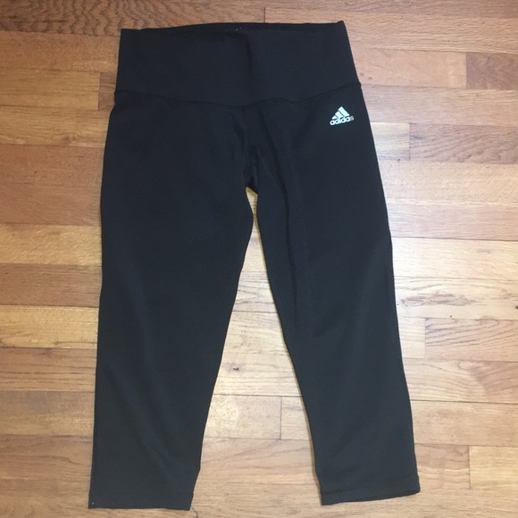 EUC Adidas climalite cropped leggings - Picture 2 of 4